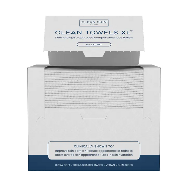 Clean Towels™ Xl, Disposable Face Towels, 50 Count